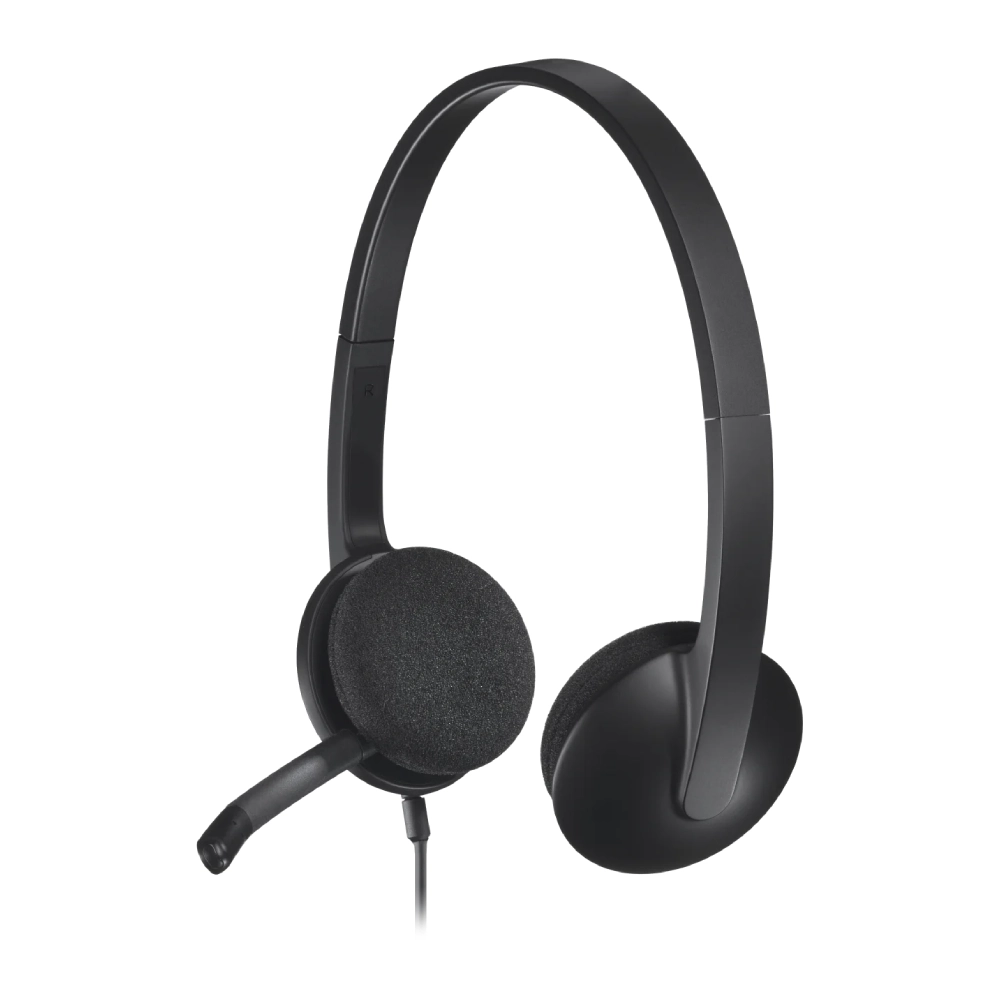 Logitech Wired Headphone USB H340 (Open Box) view 2